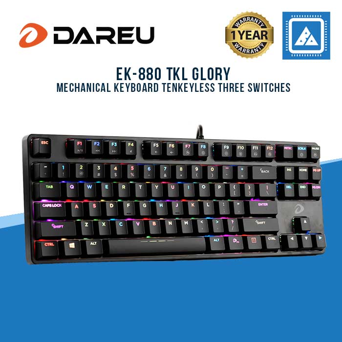 DAREU EK-880 TKL GLORY Mechanical Keyboard Tenkeyless Three Switches DAREU EK-880 TKL GLORY Mechanical Keyboard Tenkeyless Three Switches